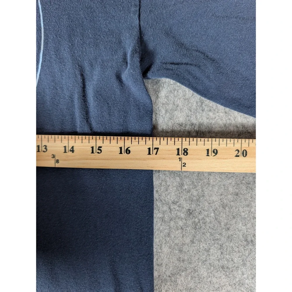 Adidas Sporting Kansas City MLS Long Sleeve Graphic‎ T-Shirt Navy Blue Mens